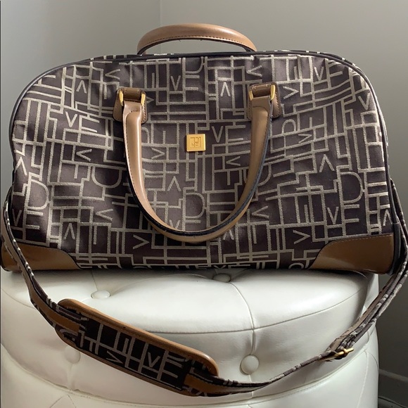 Vintage Diane Von Furstenberg overnight bag - Picture 1 of 8